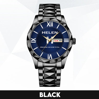 Blue & Silver Watch Dream Big and Dare to Fail HELEN M1-W36