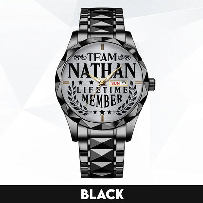 NATHAN 13K1-437 Luxury Alloy-Men Watch, Personalized Premium Gift for Anniversary