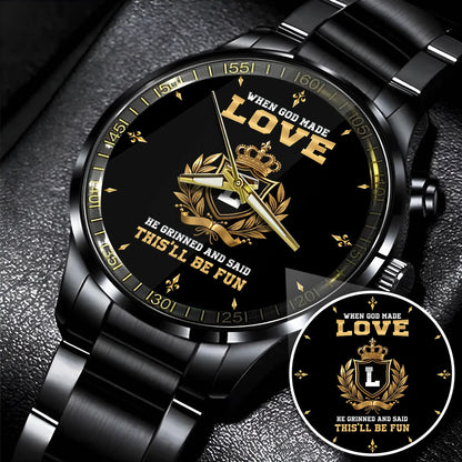God Made Your Name Custom Watch LOVE M1-W12