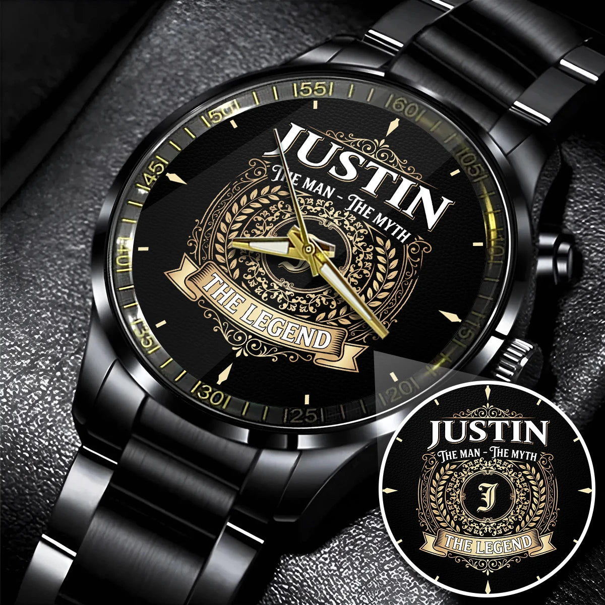 JUSTIN 13K1-456 The Man The Myth The Legend