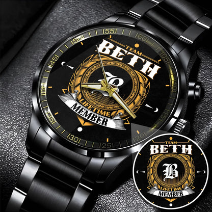 BETH 13K1-445 Personalized Watch, Premium Gift for Anniversary