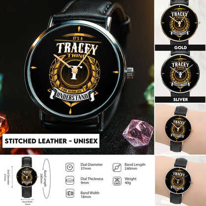 Stitched Leather - Unisex