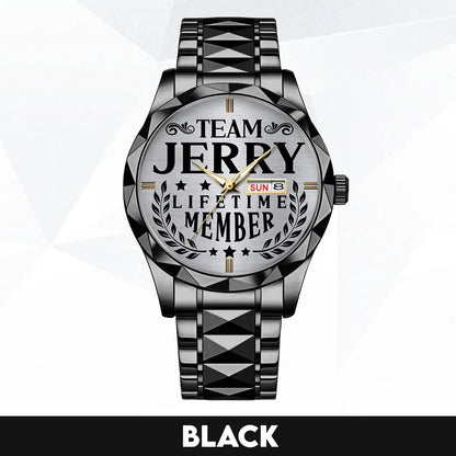 JERRY 13K1-437 Luxury Alloy-Men Watch, Personalized Premium Gift for Anniversary