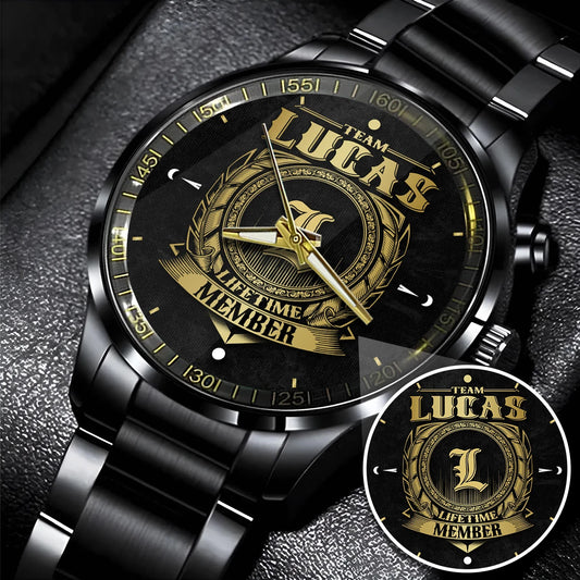LUCAS 13K1-444 Personalized Watch, Premium Gift for Anniversary
