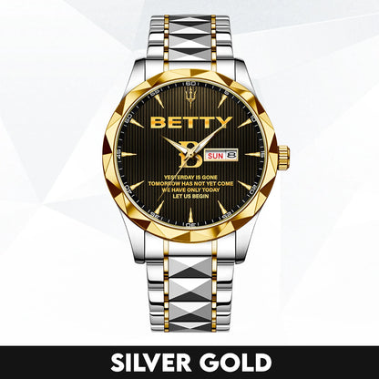 Yesterday Is Gone Mother Teresa Quote Watch BETTY M1-W38