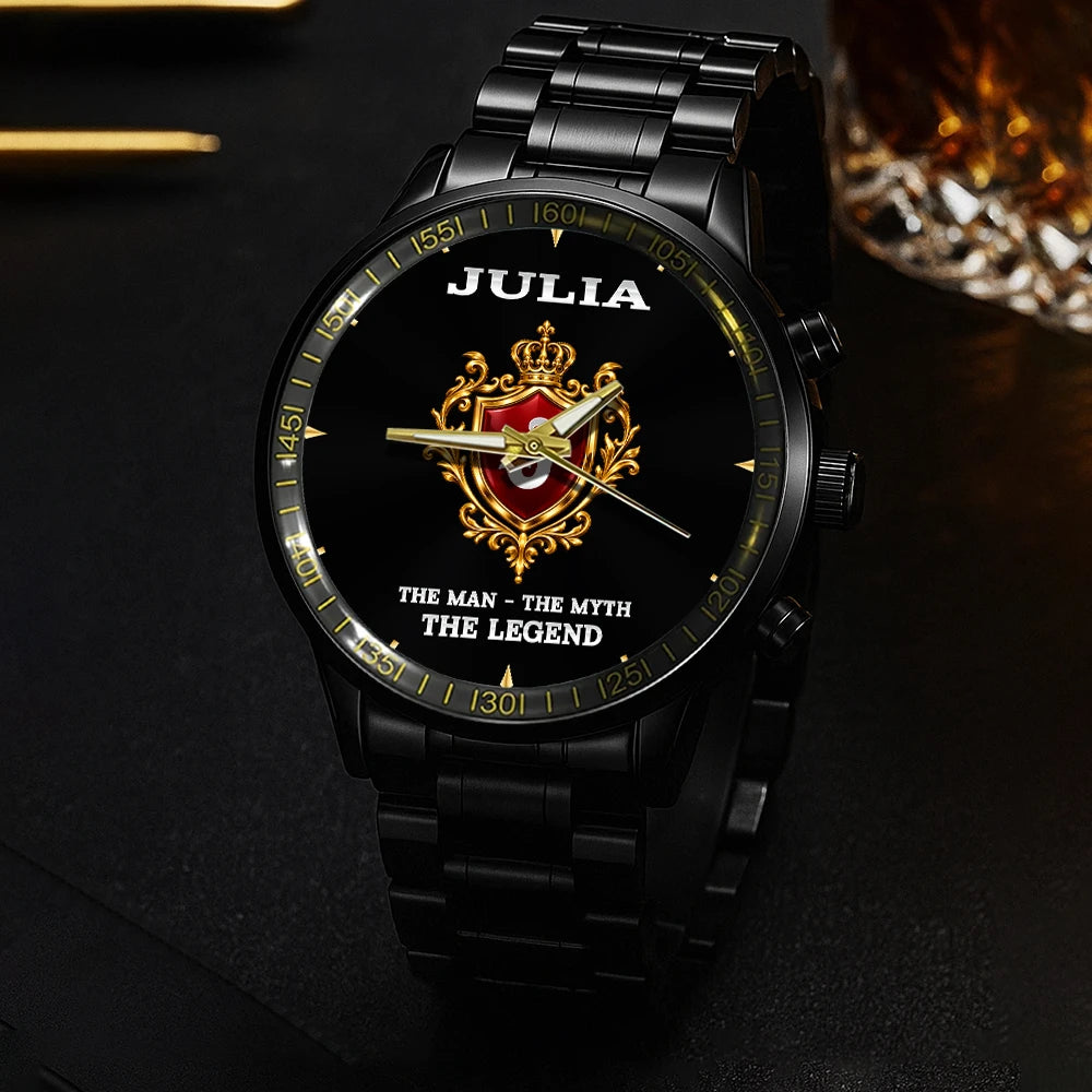 The Man The Myth The Legend Gold Crest Watch JULIA M1-W23