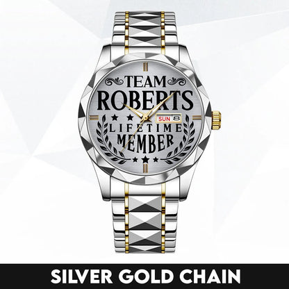 ROBERTS 13K1-437 Luxury Alloy-Men Watch, Personalized Premium Gift for Anniversary