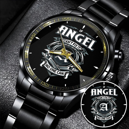 ANGEL 13K1-447 – Personalized Name Watch “If Can’t Fix It, No One Can”