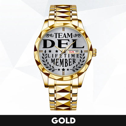 DEL 13K1-437 Luxury Alloy-Men Watch, Personalized Premium Gift for Anniversary