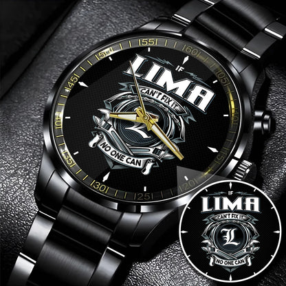 LIMA 13K1-447 – Personalized Name Watch “If Can’t Fix It, No One Can”