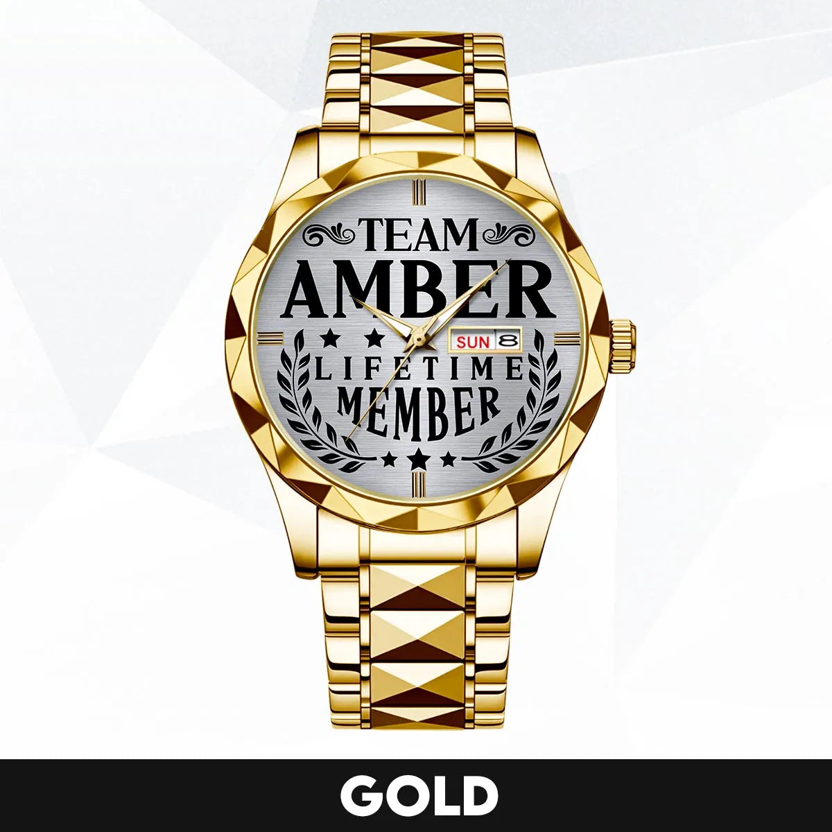 AMBER 13K1-437 Luxury Alloy-Men Watch, Personalized Premium Gift for Anniversary