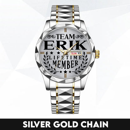 ERIK 13K1-437 Luxury Alloy-Men Watch, Personalized Premium Gift for Anniversary