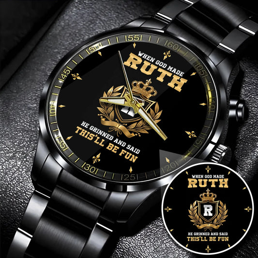 God Made Your Name Custom Watch RUTH M1-W12