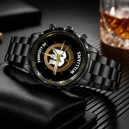 Property Of Your Name Compass Watch WILLIAMS M1-W18