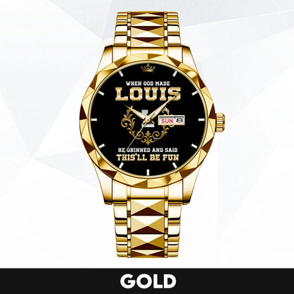 God Made Your Name Royal Watch LOUIS M1-W14
