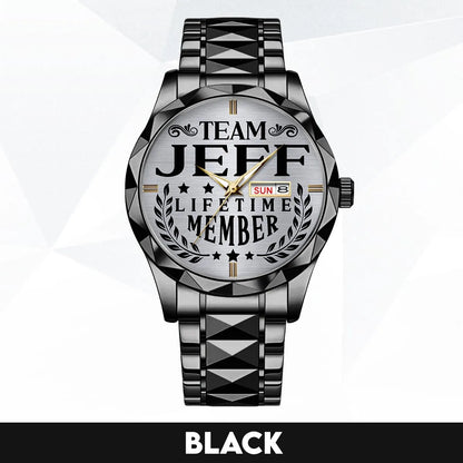 JEFF 13K1-437 Luxury Alloy-Men Watch, Personalized Premium Gift for Anniversary