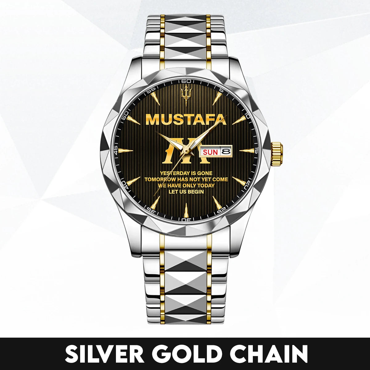 Yesterday Is Gone Mother Teresa Quote Watch MUSTAFA M1-W38