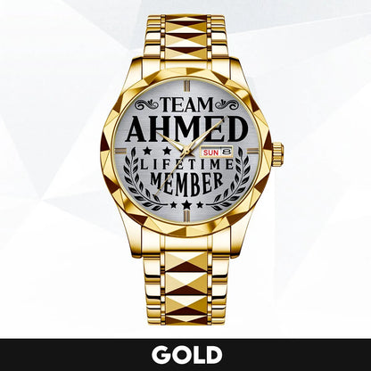 AHMED 13K1-437 Luxury Alloy-Men Watch, Personalized Premium Gift for Anniversary