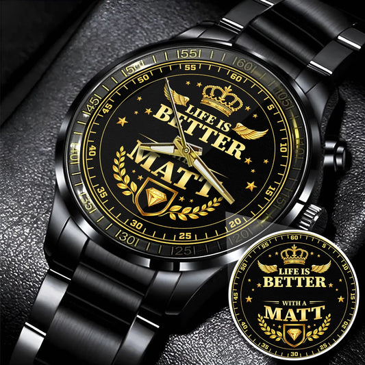 MATT 13K1-442 Personalized Watch, Premium Gift for Anniversary