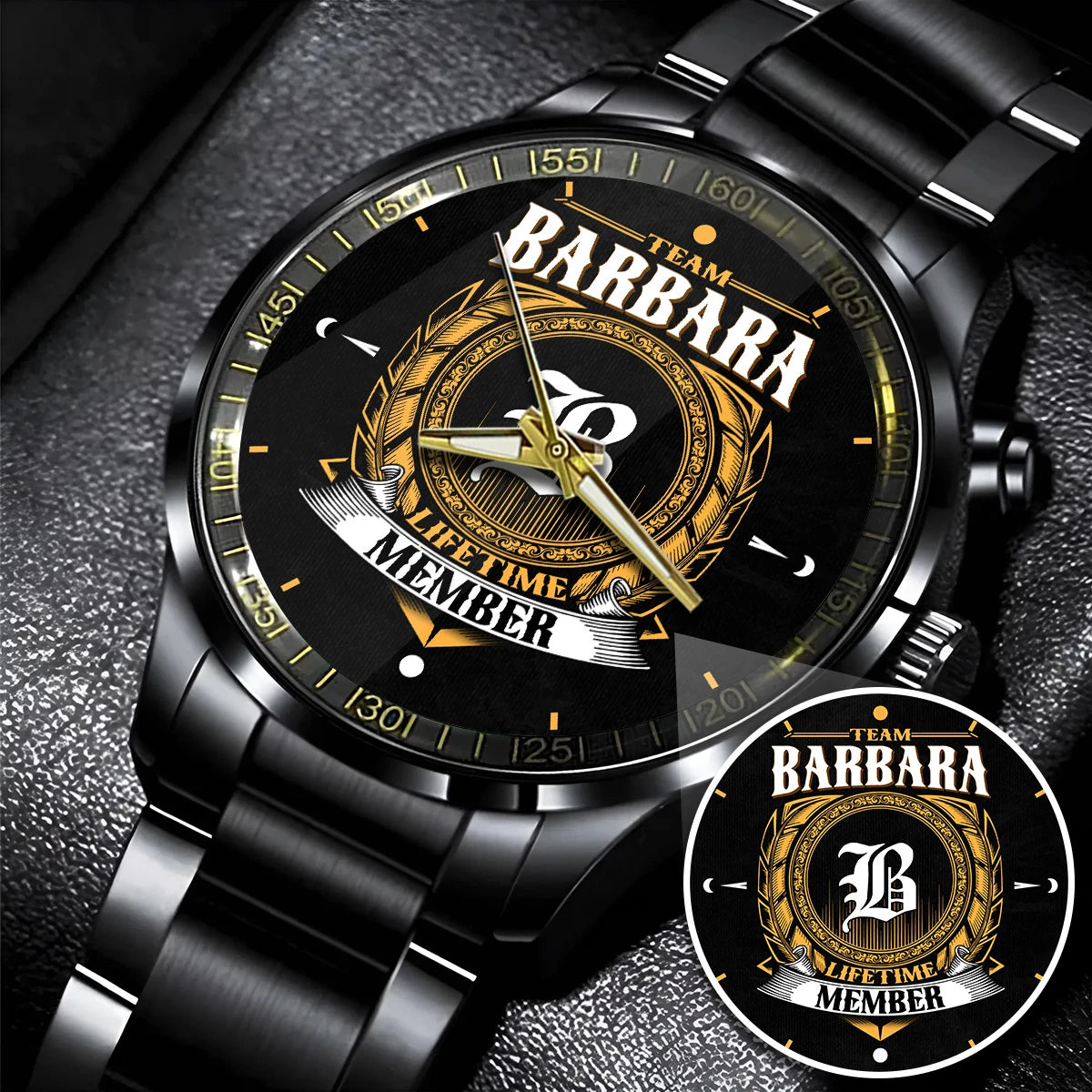 BARBARA 13K1-445 Personalized Watch, Premium Gift for Anniversary