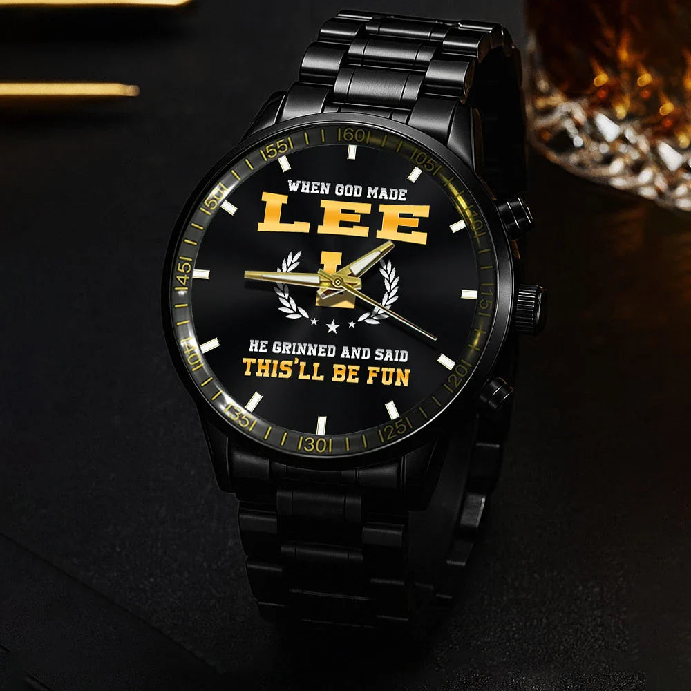 When God Made He Grinned And Said This'll Be Fun Watch LEE M1-W7