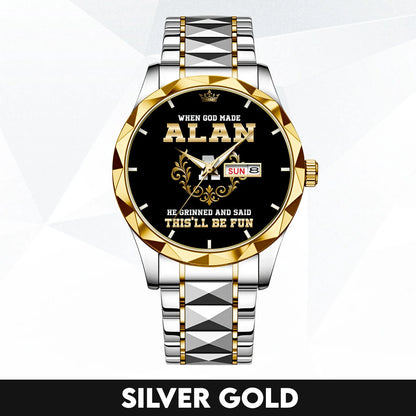 God Made Your Name Royal Watch ALAN M1-W14