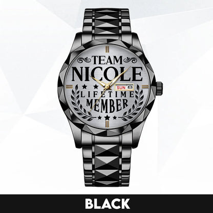 NICOLE 13K1-437 Luxury Alloy-Men Watch, Personalized Premium Gift for Anniversary