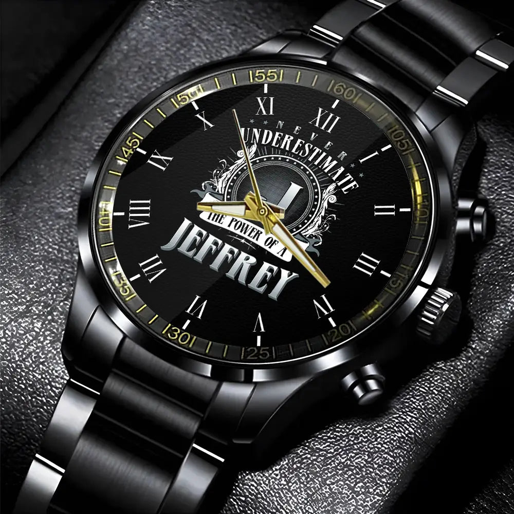JEFFREY 13K1-85 Personalized Watch, Premium Gift for Anniversary