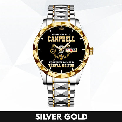 God Made Your Name Royal Watch CAMPBELL M1-W14