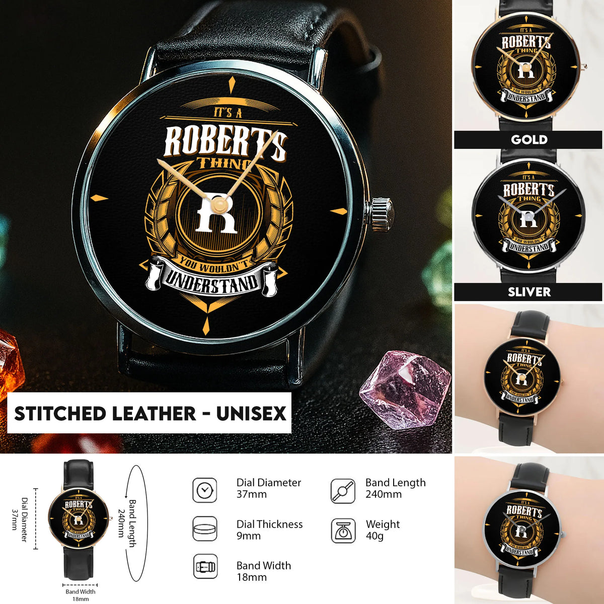 Stitched Leather - Unisex