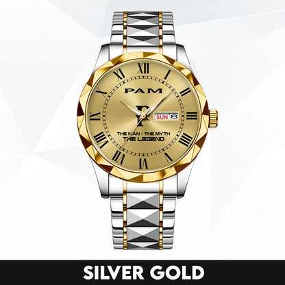 The Man The Myth The Legend Gold Watch PAM M1-W37