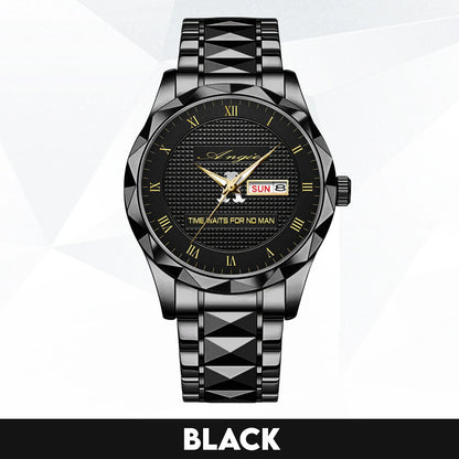 Time Waits for No Man Gold Watch ANGIE M1-W33