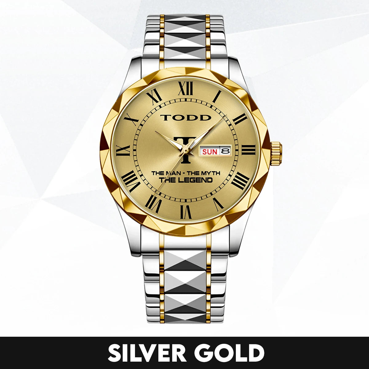 The Man The Myth The Legend Gold Watch TODD M1-W37
