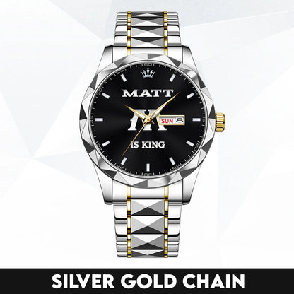 MATT 13K1-460 Personalized Name Watch