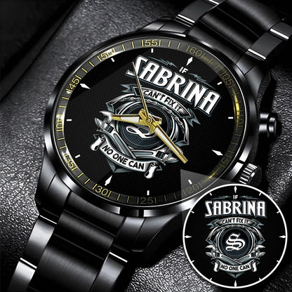 SABRINA 13K1-447 – Personalized Name Watch “If Can’t Fix It, No One Can”
