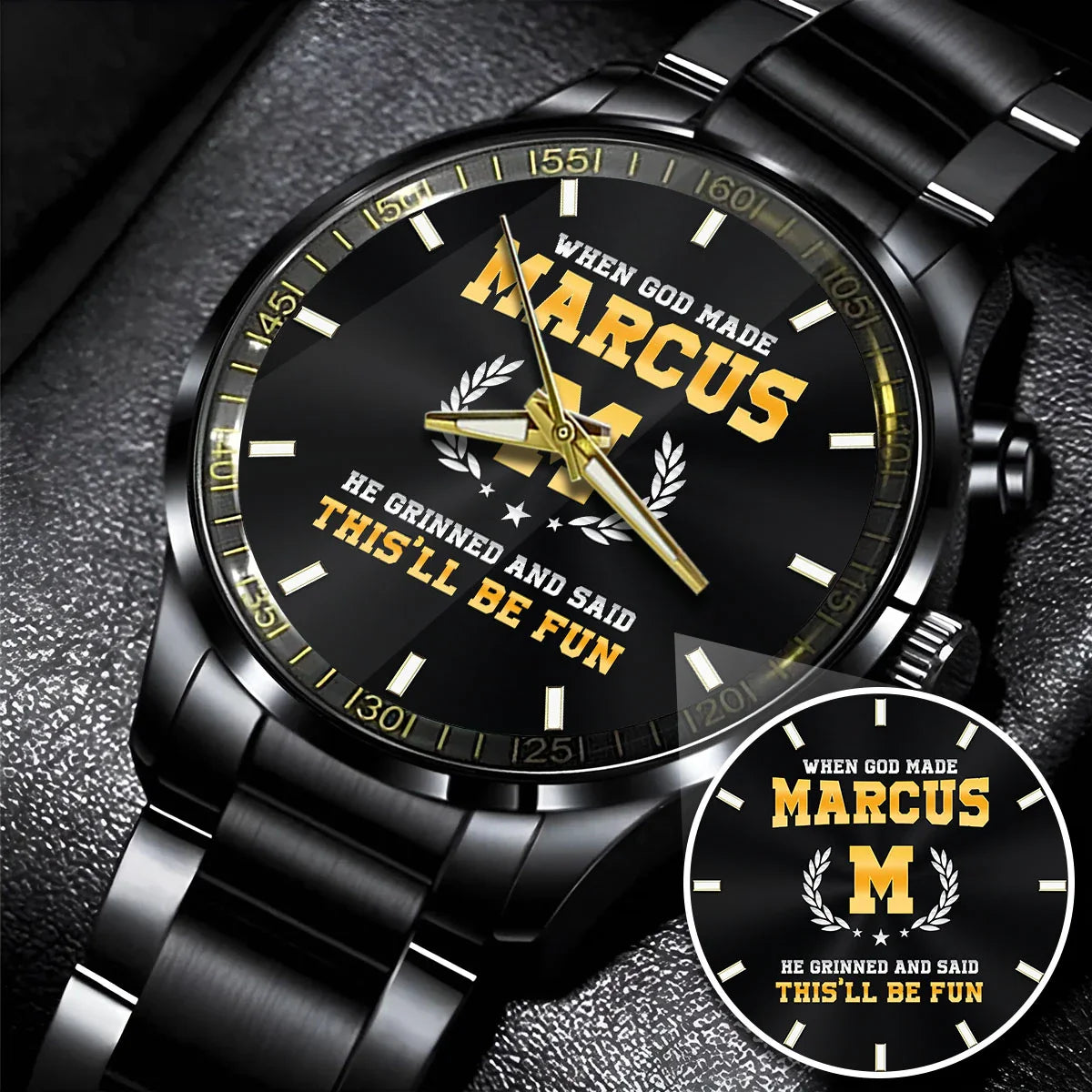 When God Made He Grinned And Said This'll Be Fun Watch MARCUS M1-W7