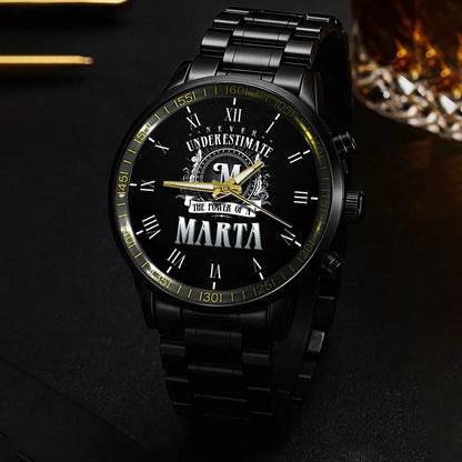 MARTA 13K1-85 Personalized Watch, Premium Gift for Anniversary