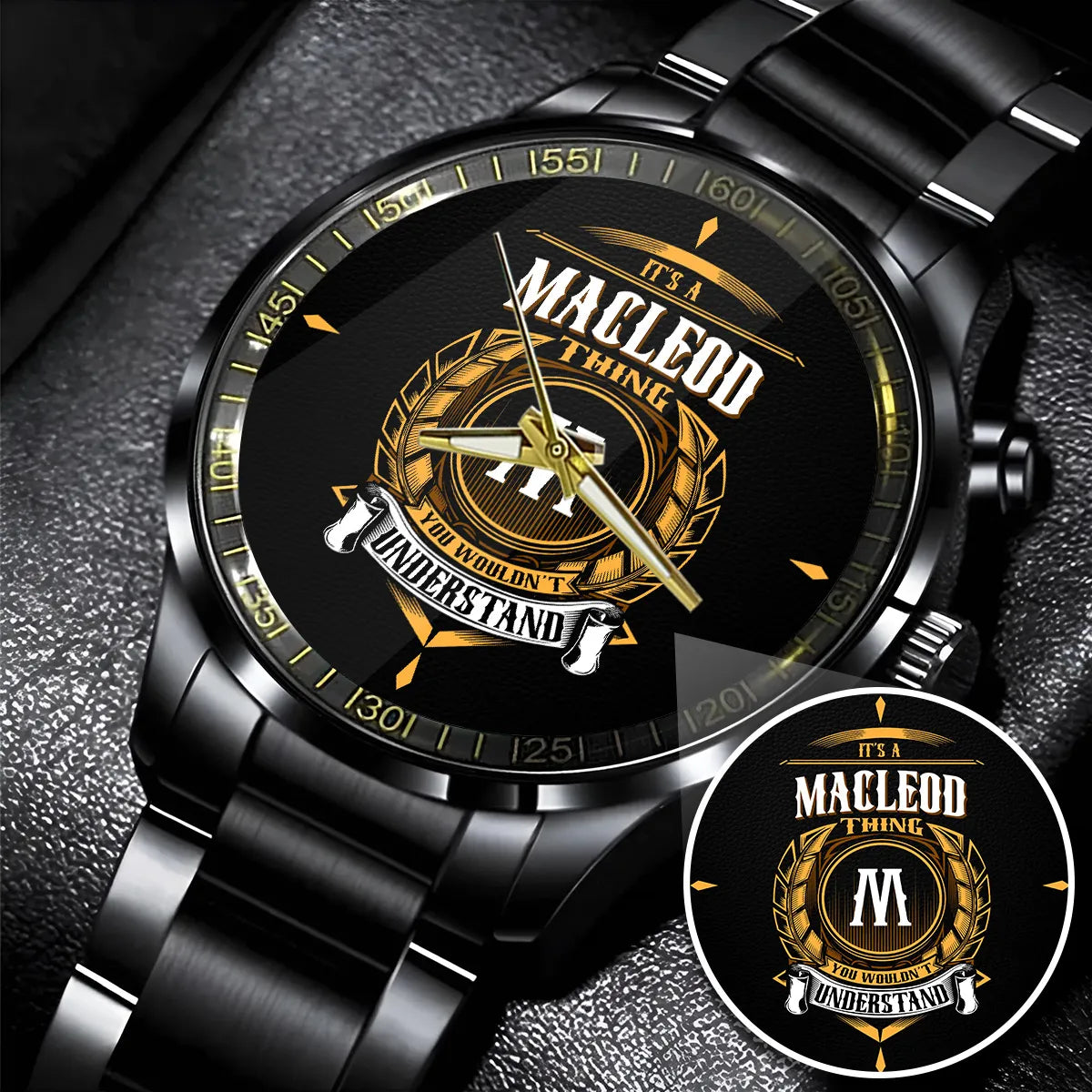 MACLEOD 13K9-434 Personalized Watch, Premium Gift for Anniversary