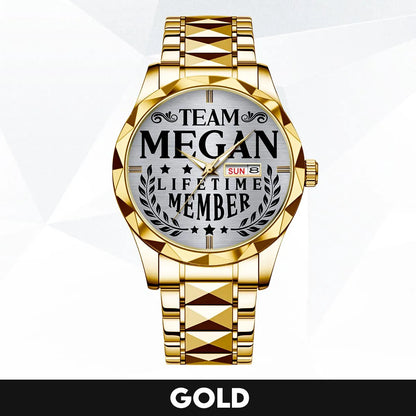 MEGAN 13K1-437 Luxury Alloy-Men Watch, Personalized Premium Gift for Anniversary