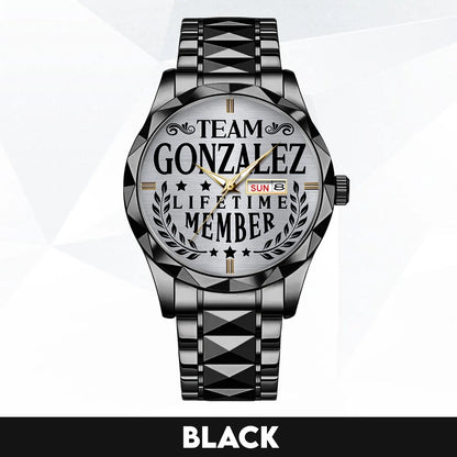 GONZALEZ 13K1-437 Luxury Alloy-Men Watch, Personalized Premium Gift for Anniversary