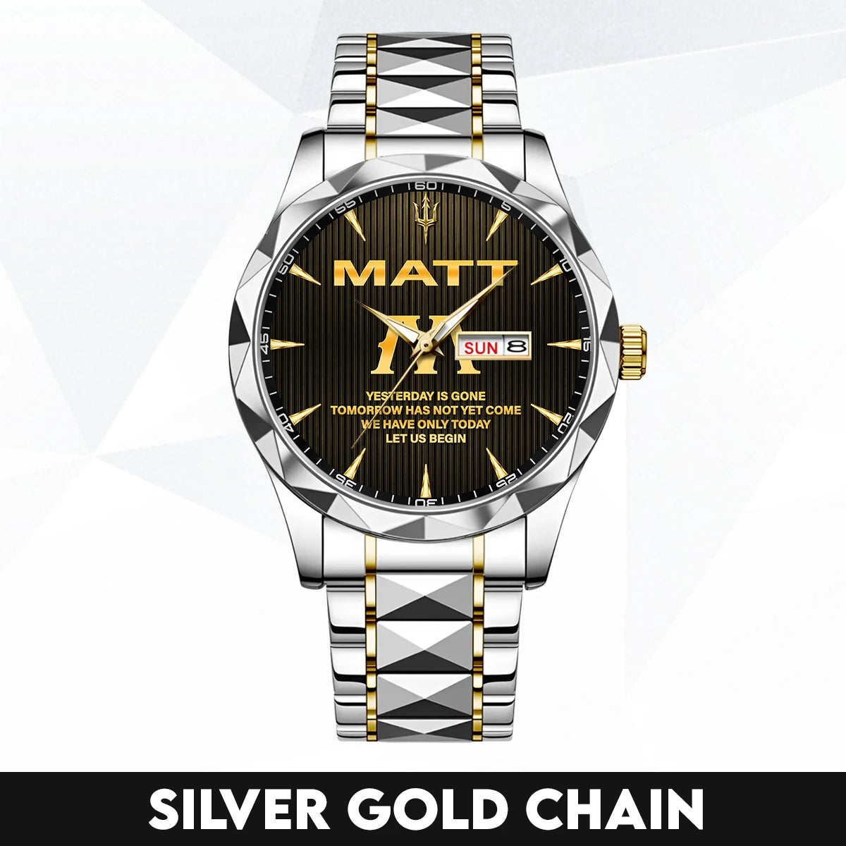 Yesterday Is Gone Mother Teresa Quote Watch MATT M1-W38