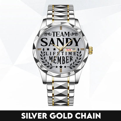 SANDY 13K1-437 Luxury Alloy-Men Watch, Personalized Premium Gift for Anniversary