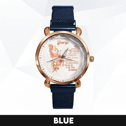 They Whisper To Her You Can't Withstand The Storm Golden Rose Watch GEORGE M1-W19