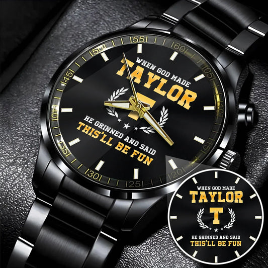 When God Made He Grinned And Said This'll Be Fun Watch TAYLOR M1-W7