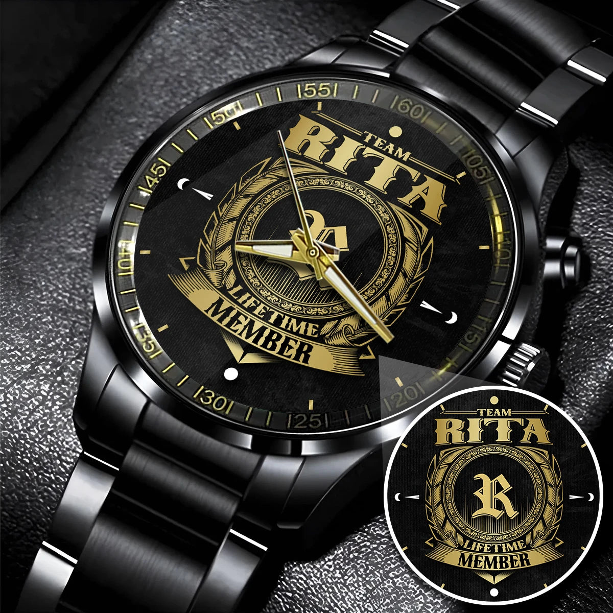 RITA 13K1-444 Personalized Watch, Premium Gift for Anniversary