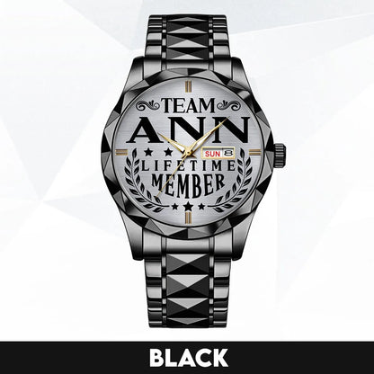 ANN 13K1-437 Luxury Alloy-Men Watch, Personalized Premium Gift for Anniversary