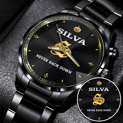 Never Back Down Halloween Pumpkin Watch SILVA M1-W20