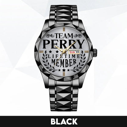 PERRY 13K1-437 Luxury Alloy-Men Watch, Personalized Premium Gift for Anniversary