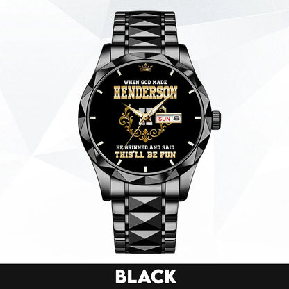God Made Your Name Royal Watch HENDERSON M1-W14