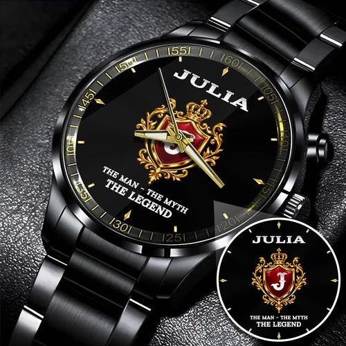 The Man The Myth The Legend Gold Crest Watch JULIA M1-W23
